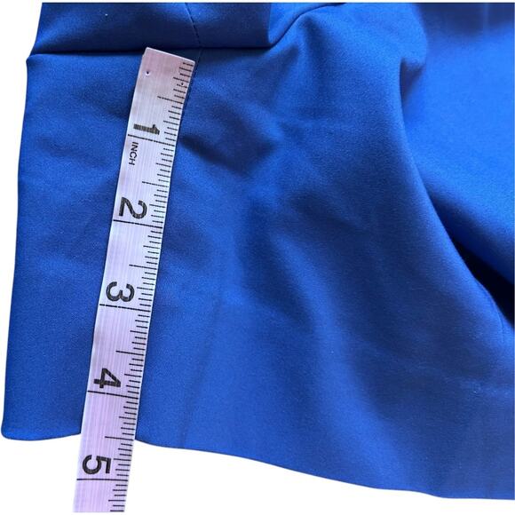 EUC WHBM Royal Blue Trouser Style Walking Shorts 5” inseam Size 4 - Picture 6 of 7